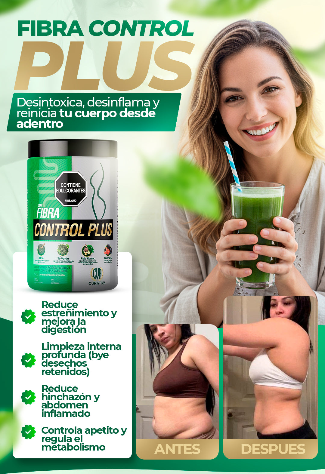 FIBRA CONTROL PLUS / ESTREÑIMIENTO DETOX